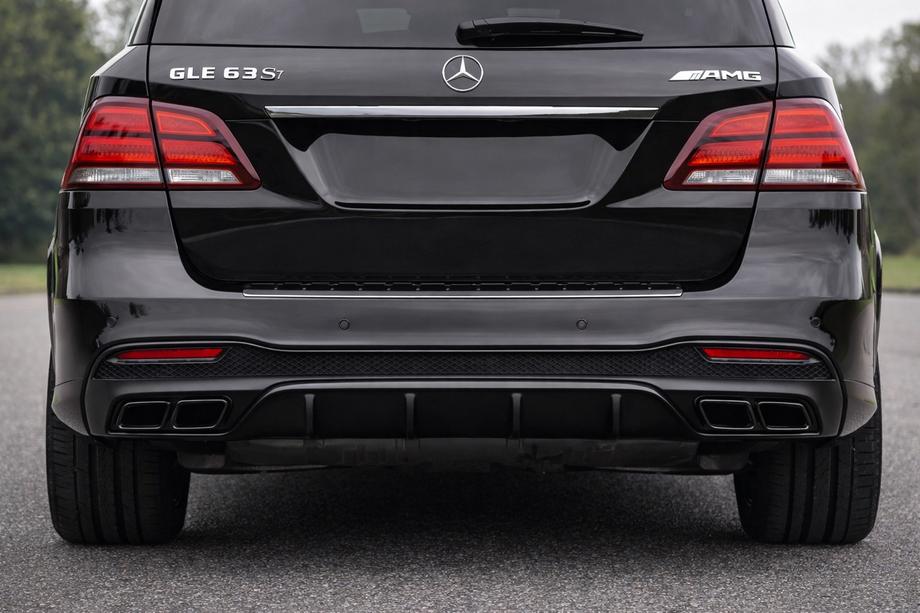 Mercedes GLE/ML class W166 2011-2018 Heckdiffusor für GLE (Design GLE63 Black) Image