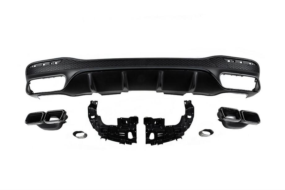 Mercedes GLE/ML class W166 2011-2018 Heckdiffusor für GLE (Design GLE63 Black) Foto 2