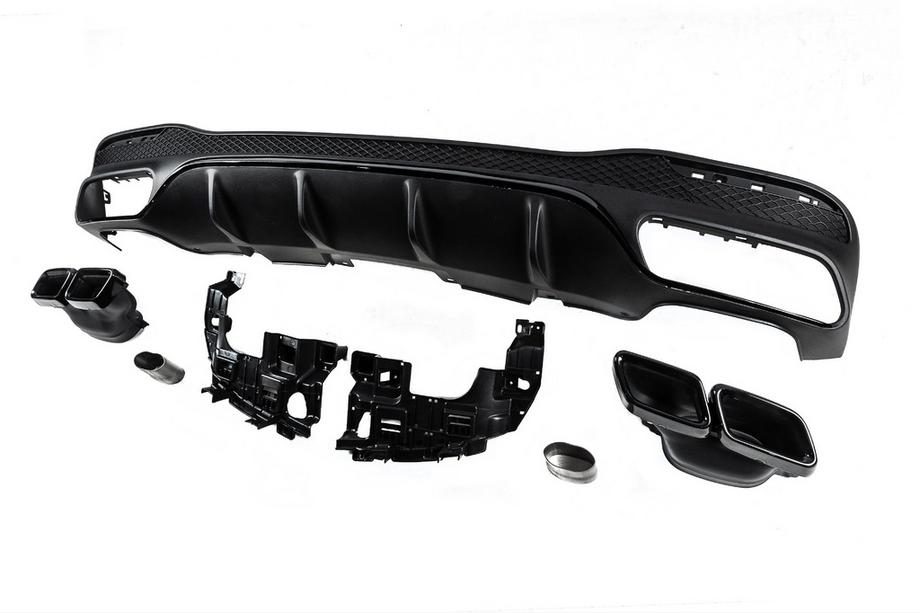 Mercedes GLE/ML class W166 2011-2018 Heckdiffusor für GLE (Design GLE63 Black) Foto 5