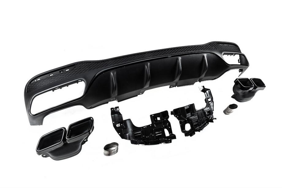 Mercedes GLE/ML class W166 2011-2018 Heckdiffusor für GLE (Design GLE63 Black) Foto 4