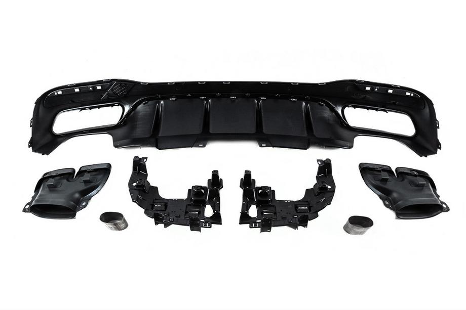 Mercedes GLE/ML class W166 2011-2018 Heckdiffusor für GLE (Design GLE63 Black) Foto 6