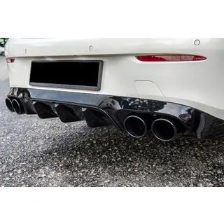 Heckdiffusor Black mit Endrohren Black (Design AMG53) Foto 2