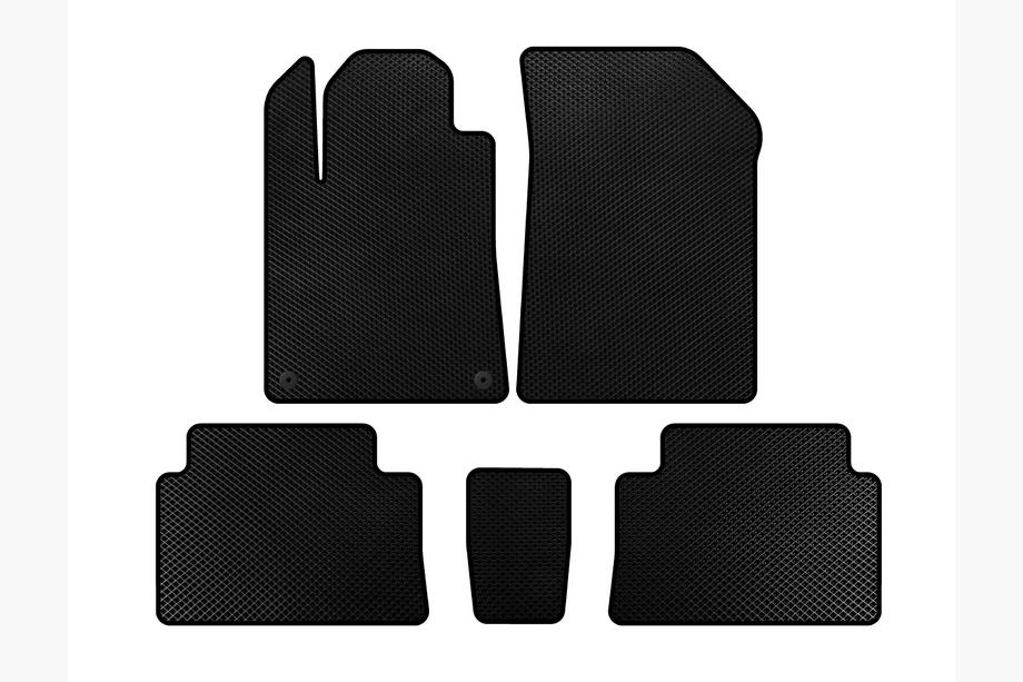 Citroen C-5 2001-2008 EVA Fußmatten (Schwarz) Image