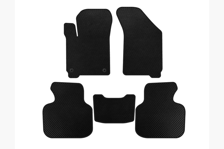 Dodge Journey 2008-2020 EVA Fußmatten (2011-2020, 7-Sitzer, Schwarz) Image