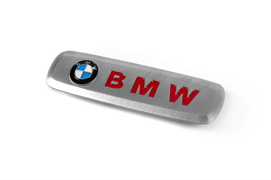 BMW Aluminium Emblem für Fußmatten (1 Stk) Foto 1