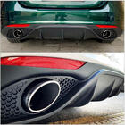 Alfa Romeo Giulia 2016-2022 Heckdiffusor mit Endrohren V1 (Kunststoff) Foto 6