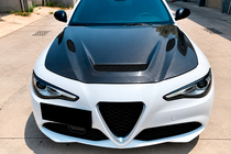 Alfa Romeo Giulia 2016-2022 Motorhaube V1 (Carbon) Foto 2