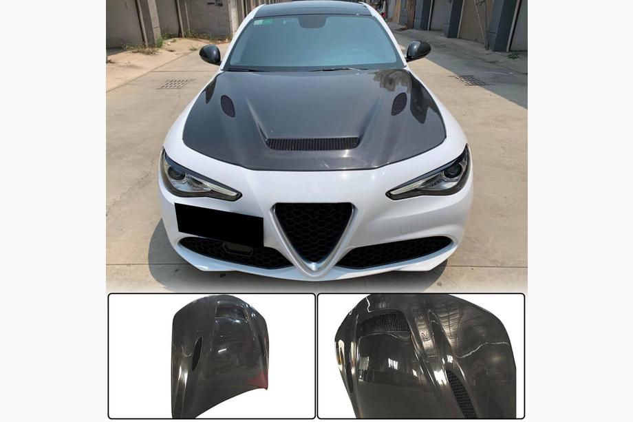 Alfa Romeo Giulia 2016-2022 Motorhaube V1 (Carbon) Image
