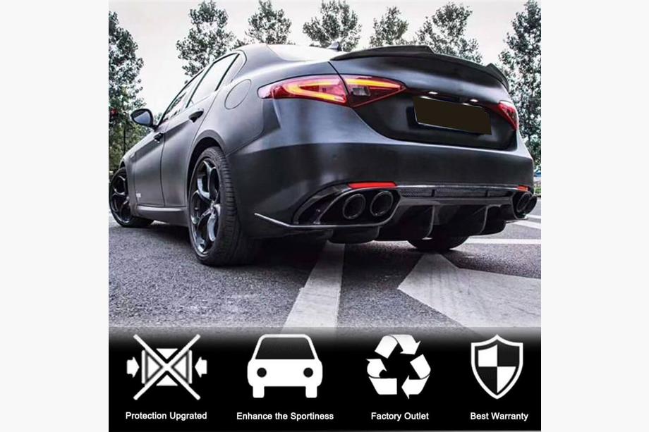 Alfa Romeo Giulia 2016-2022 Heckspoiler V6 (Carbon) Foto 3