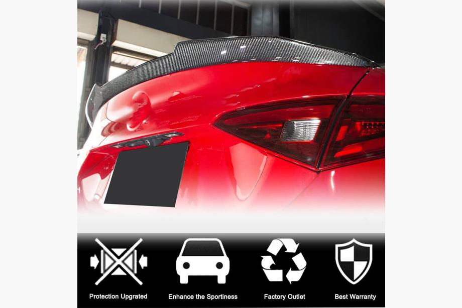 Alfa Romeo Giulia 2016-2022 Heckspoiler V4 (Carbon) Foto 3