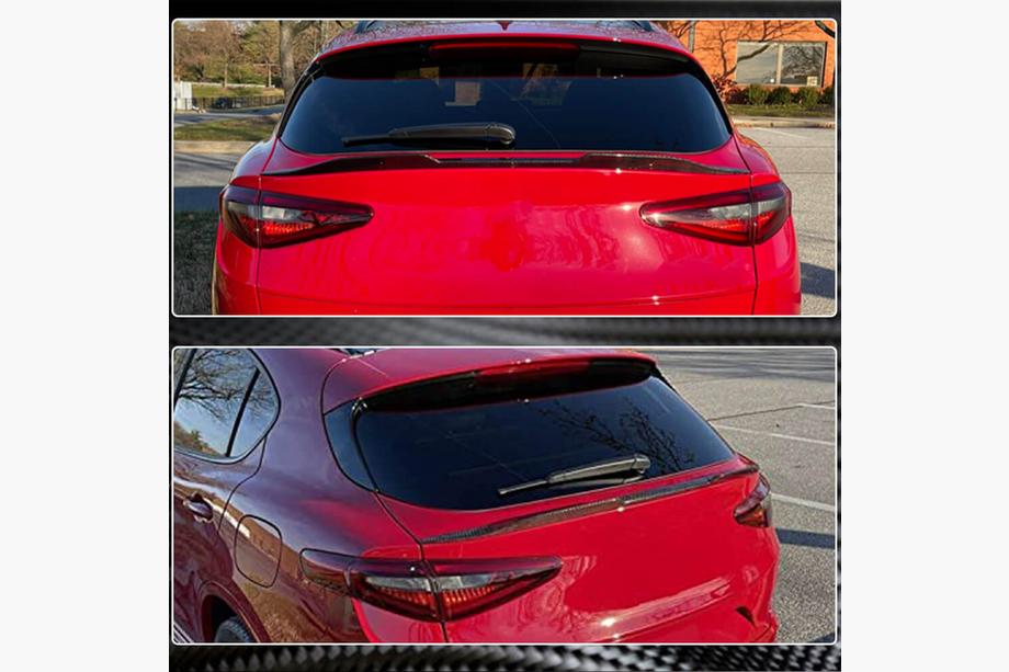 Alfa Romeo Stelvio 2016- Frontspoiler unten V1 (2017-2023, ABS) Foto 6