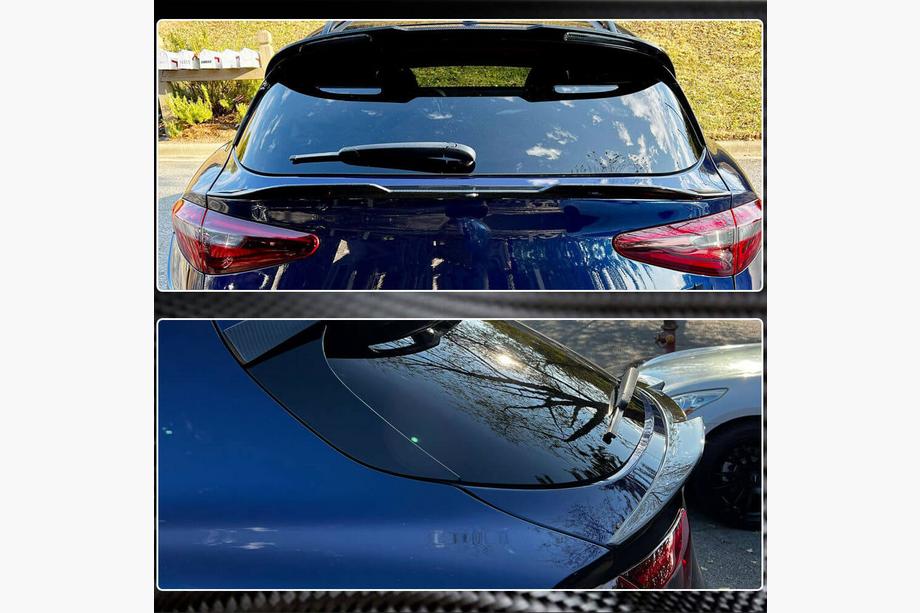 Alfa Romeo Stelvio 2016- Frontspoiler unten V1 (2017-2023, ABS) Foto 7
