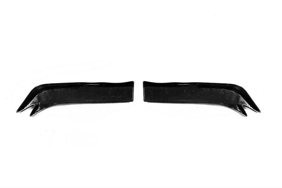 Universelle Flap Aufsätze für Heckstoßstange Typ-E (2 Stk, Schwarz Glanz, ABS-Kunststoff) Foto 9