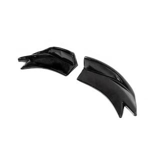 Universelle Flap Aufsätze für Heckstoßstange Typ-F (2 Stk, Schwarz Glanz, ABS-Kunststoff) Foto 4