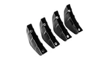 Universal Heckdiffusor Typ-D (4 Stk, Schwarz Glanz, ABS-Kunststoff) Foto 8