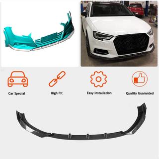 Frontstoßstangen-Lippe Lip V1 (für Base 2017-2020 Sedan, Carbon) Audi A3 2012-2020 Foto 2
