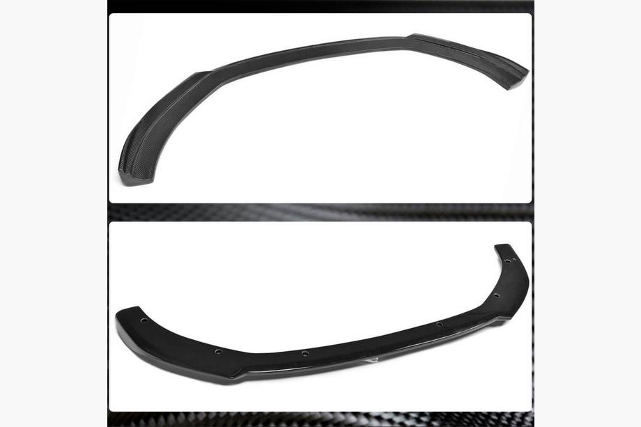 Audi A3 2012-2020 Frontstoßstangen-Lippe Lip V1 (für Base 2012-2016 Sedan, Carbon) Foto 4