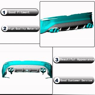 Heckdiffusor V2 für S-Line Sedan 2020-2023 (Carbon) Audi A3 2020- Foto 3
