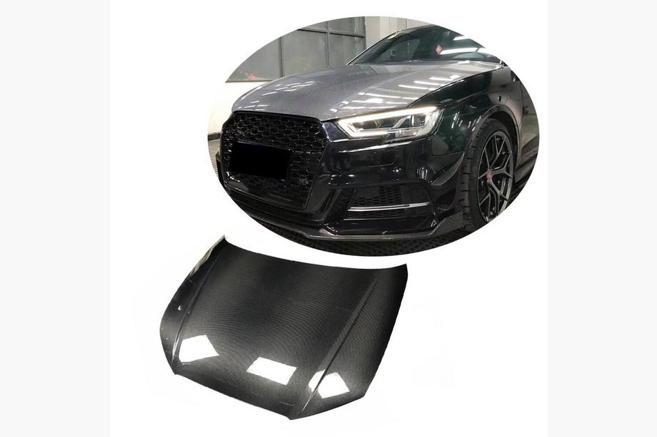 Audi A3 2012-2020 Motorhaube V2 (für Sedan 2012-2016, Carbon) Foto 1