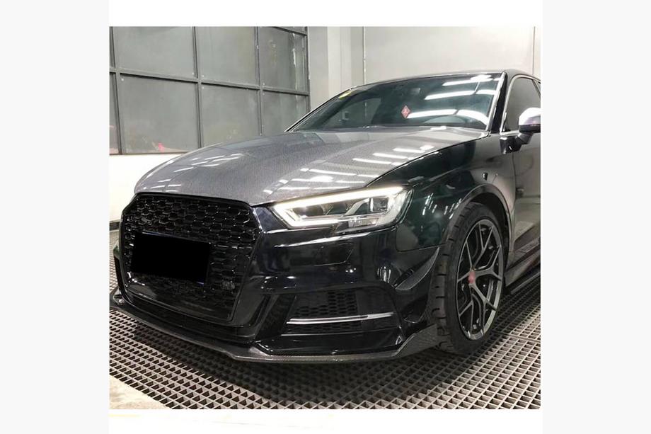 Audi A3 2012-2020 Motorhaube V2 (für Sedan 2012-2016, Carbon) Foto 3