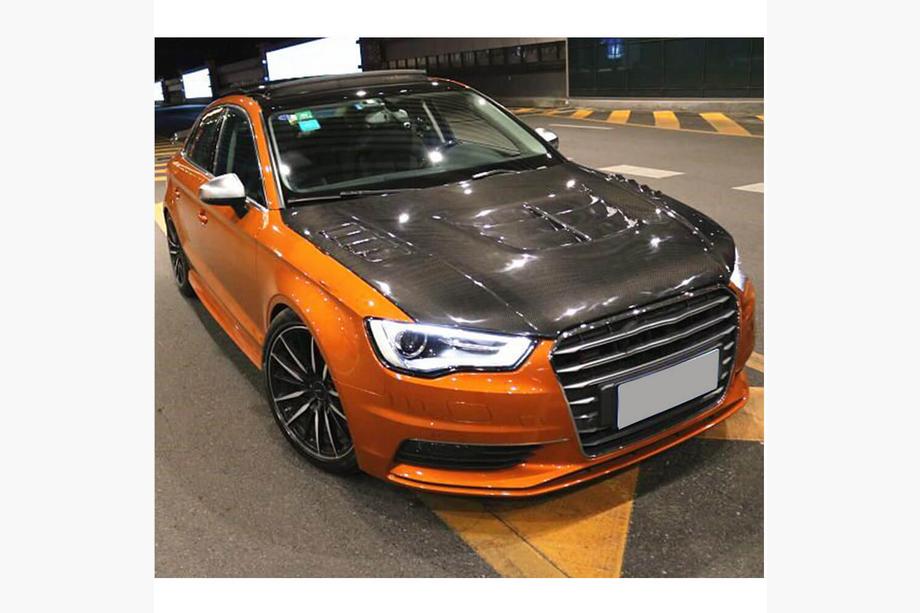 Audi A3 2012-2020 Motorhaube V1 (für Sedan 2012-2016, Carbon) Foto 3