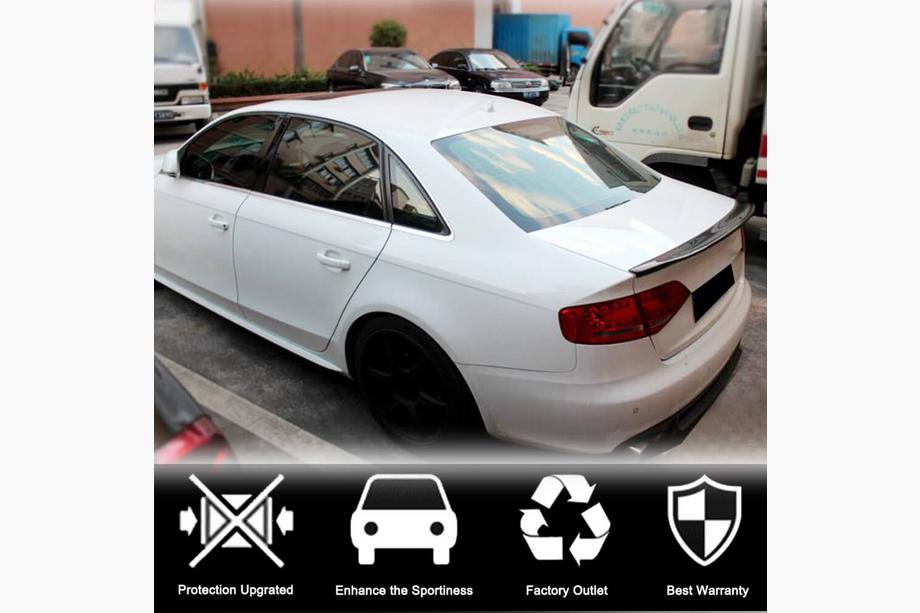 Audi A4 B8 2007-2015 Spoiler V1 (für Base 2007-2011, Carbon) Foto 2