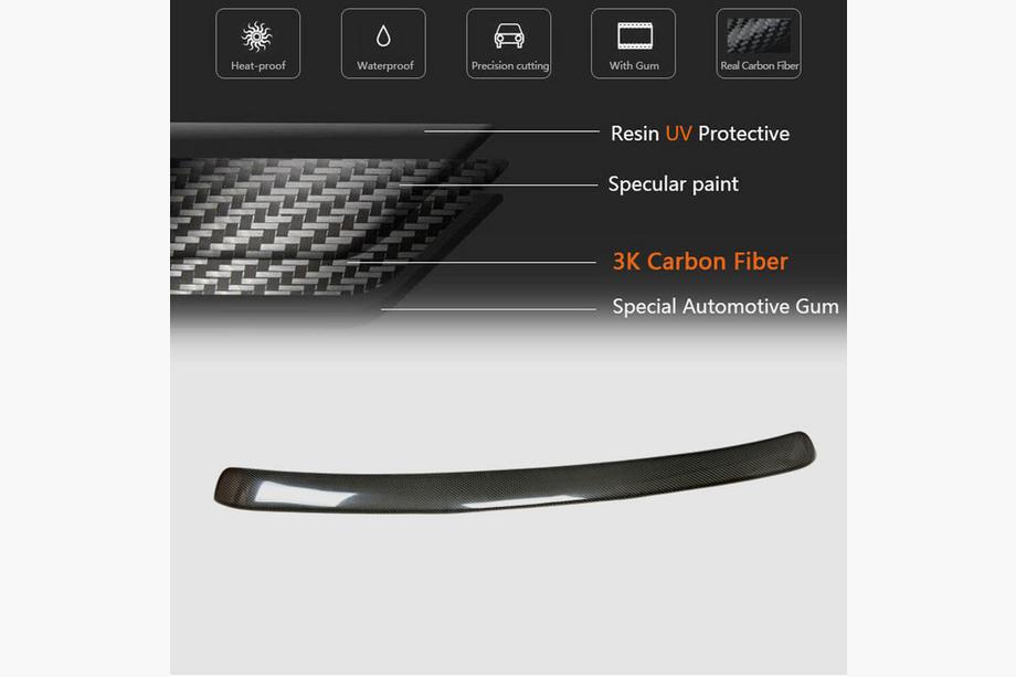 Audi A4 B8 2007-2015 Heckspoiler (für S-Line 2007-2011, Carbon) Foto 5