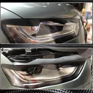 Scheinwerferblenden (2011-2015, Carbon) Audi A4 B8 2007-2015 Foto 2