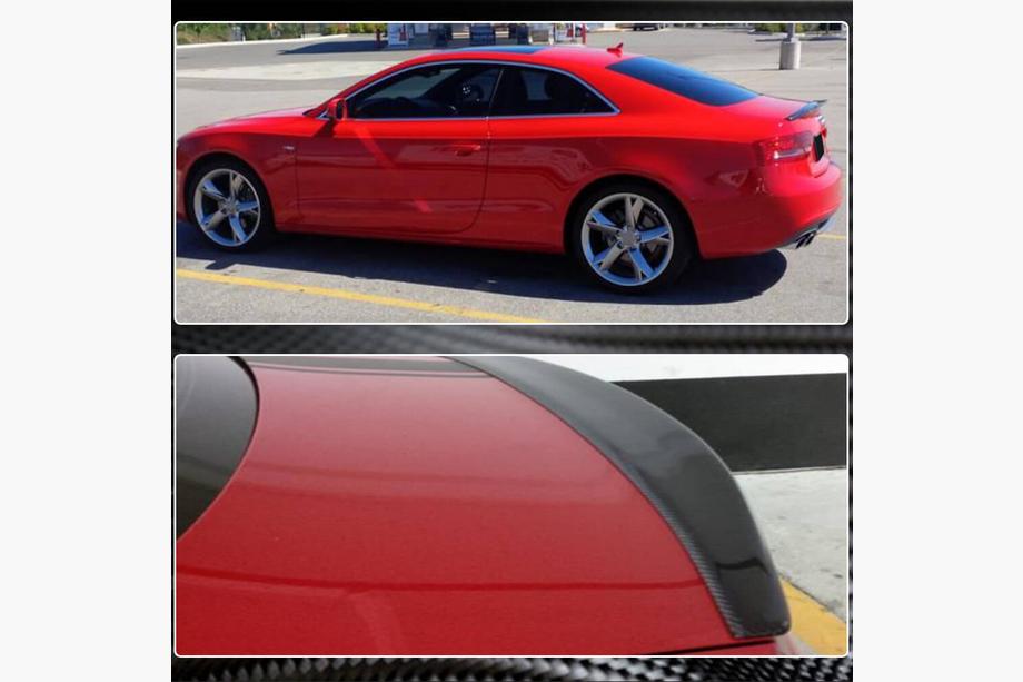 Audi A5 2007-2015 Heckspoiler V5 (für Coupe, Carbon) Foto 4