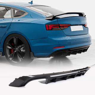 Heckstoßstangen Diffusor V3 (für S-Line 2016-2020, Carbon) Foto 1