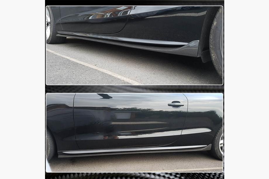 Audi A5 2007-2015 Seitenschweller (Coupé/Cabrio, Carbon) Foto 4