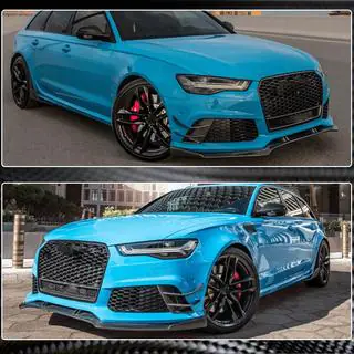 Frontstoßstangen Abdeckungen (für RS6, 4 Stk, Carbon) Foto 3