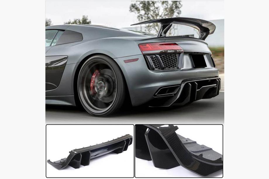 Audi R8 2015- Heckdiffusor V1 (2015-2020, Carbon) Image