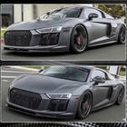 Audi R8 2015- Frontlippe Lip V2 für Frontstoßstange (2015-2020, Carbon) Foto 4