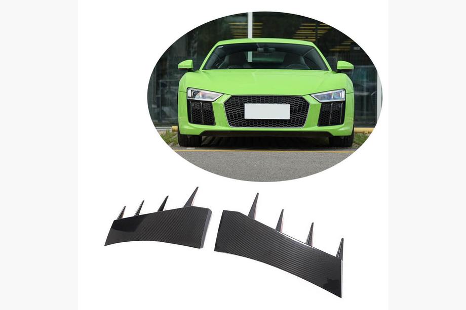 Audi R8 2015- Frontstoßstangenaufsätze V2 (2015-2020, Carbon) Foto 1