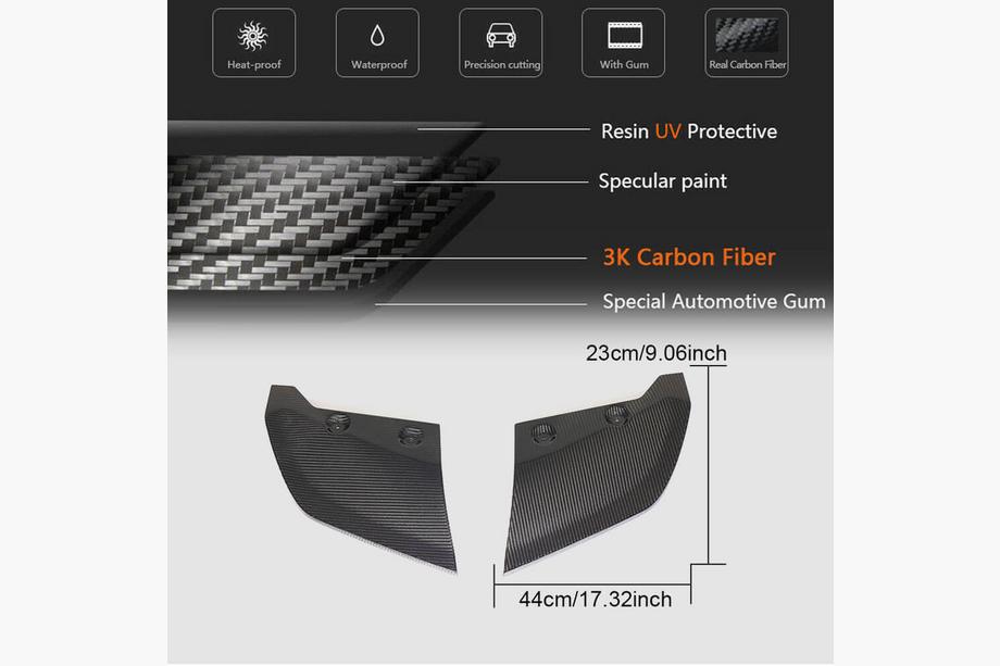 Audi R8 2015- Heckstoßstangen-Splitter V2 (2015-2020, Carbon) Foto 6