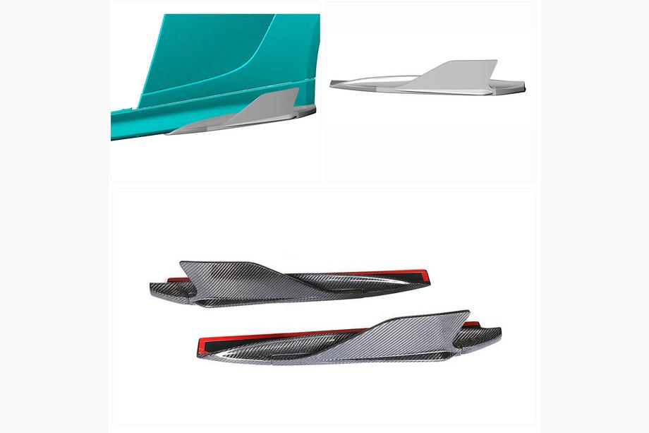 Audi R8 2015- Seitenschweller Splitter (Carbon) Foto 2
