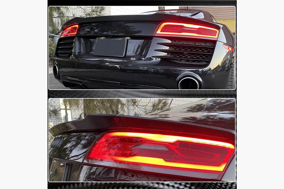 Audi R8 2006-2015 Heckspoiler V2 (Carbon) Foto 6