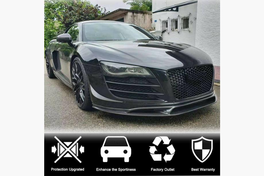 Audi R8 2006-2015 Frontlippe Stoßstange (Carbon) V2 Foto 2