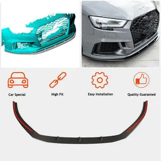 Frontstoßstangen-Lippe V5 (für RS3 Sedan 2017-2020, Carbon) Foto 2
