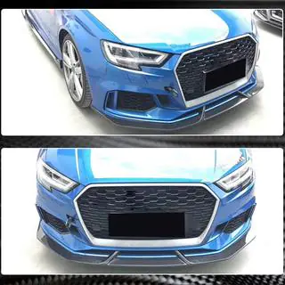 Frontstoßstangen-Aufsätze V3 (für RS3 Sedan 2017-2020, Carbon) Foto 4