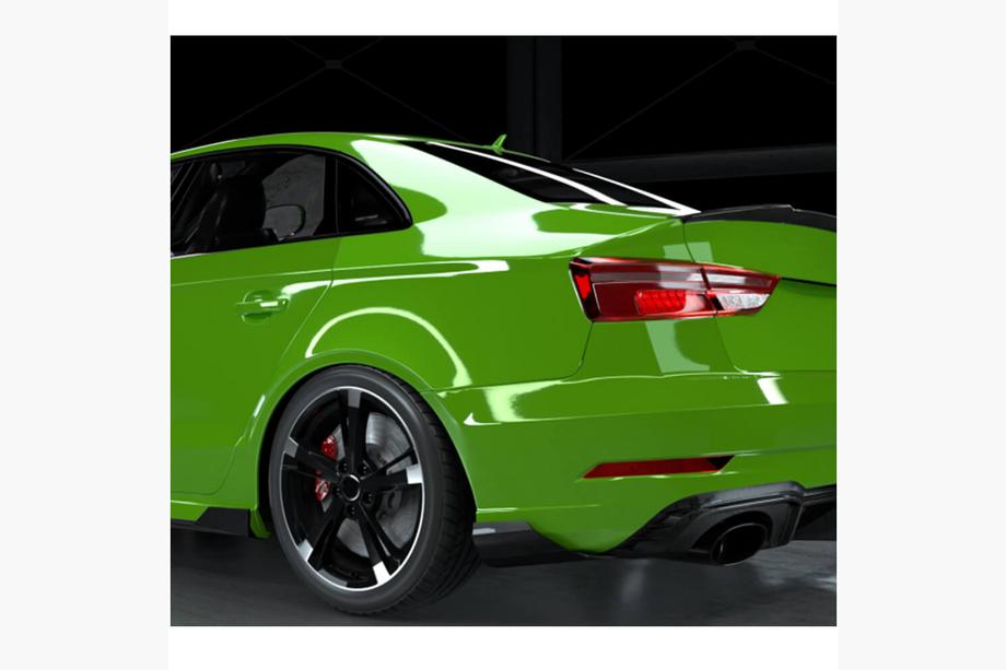 Audi A3 2012-2020 Heckstoßstangen-Flaps (für RS3 Sedan 2017-2019, Carbon) Foto 3