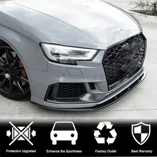 Frontstoßstangen-Lippe V1 (für RS3 Sedan 2017-2020, Carbon) Foto 3