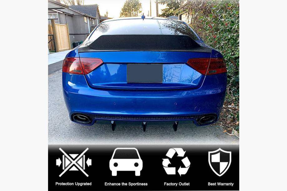 Audi A5 2007-2015 Heckspoiler V3 (für Coupe, Carbon) Foto 3