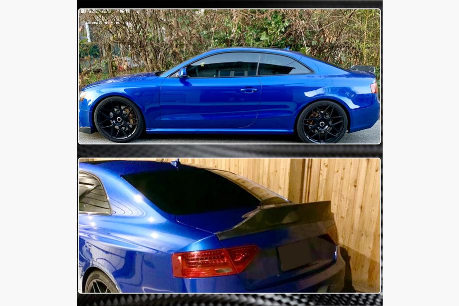 Audi A5 2007-2015 Heckspoiler V3 (für Coupe, Carbon) Foto 4