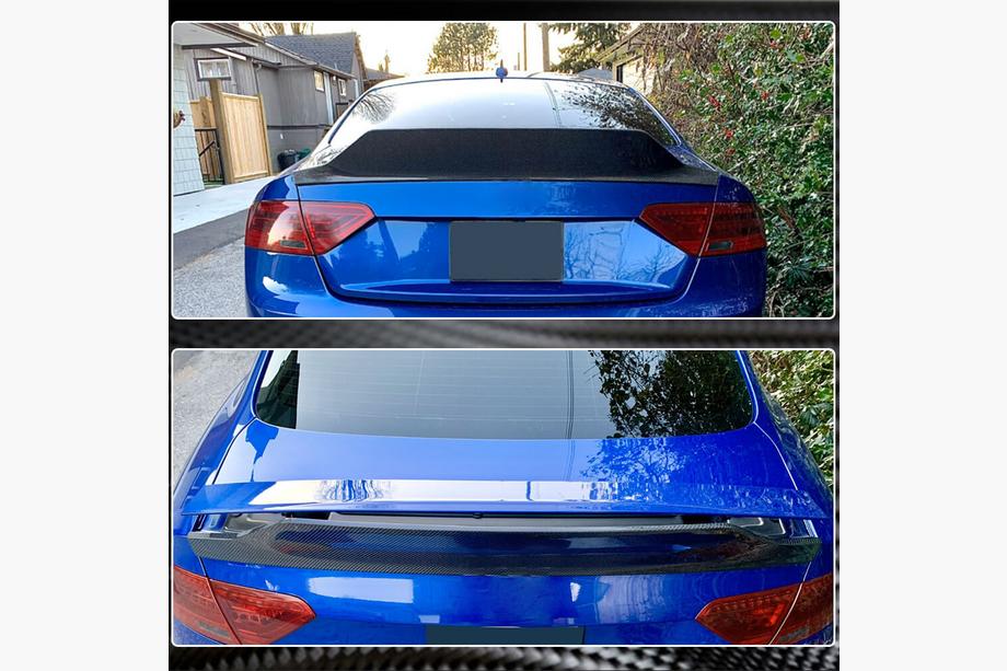 Audi A5 2007-2015 Heckspoiler V3 (für Coupe, Carbon) Foto 5