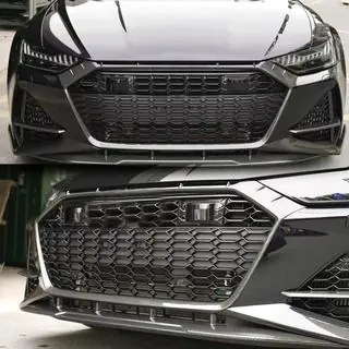 Kühlergrill Umrandung (für RS6, Carbon) Audi A6 C8 2018–2025 Foto 2