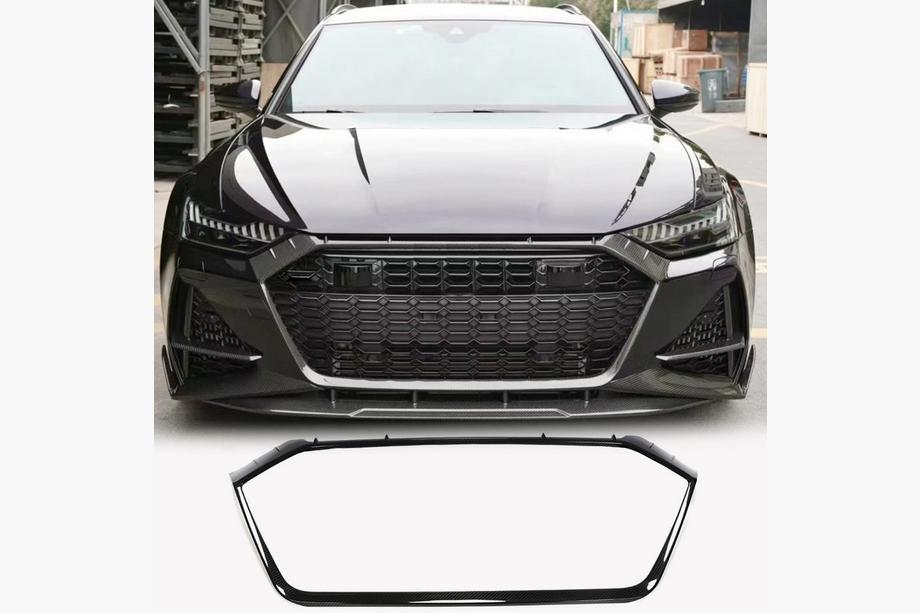 Audi A6 C8 2018–2025 Kühlergrill Umrandung (für RS6, Carbon) Image