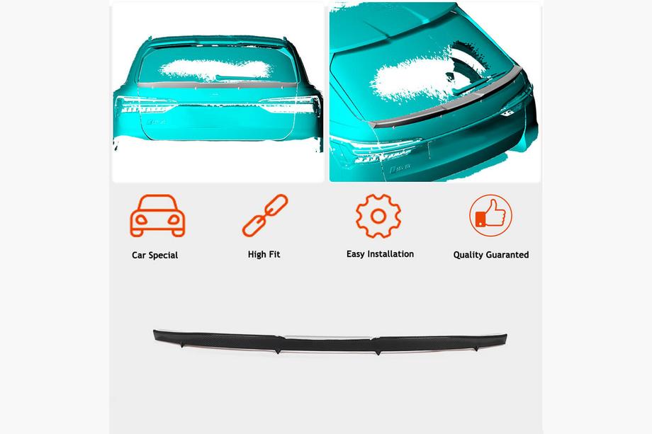 Audi A6 C8 2018–2025 Spoiler V3 (für Avant, Carbon) Foto 2