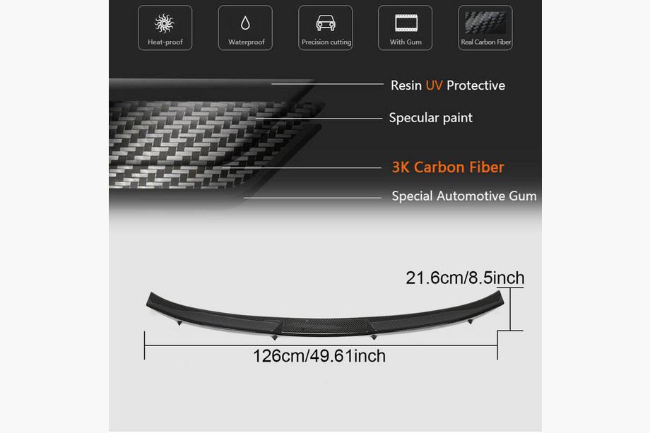 Audi A6 C8 2018–2025 Spoiler V3 (für Avant, Carbon) Foto 4